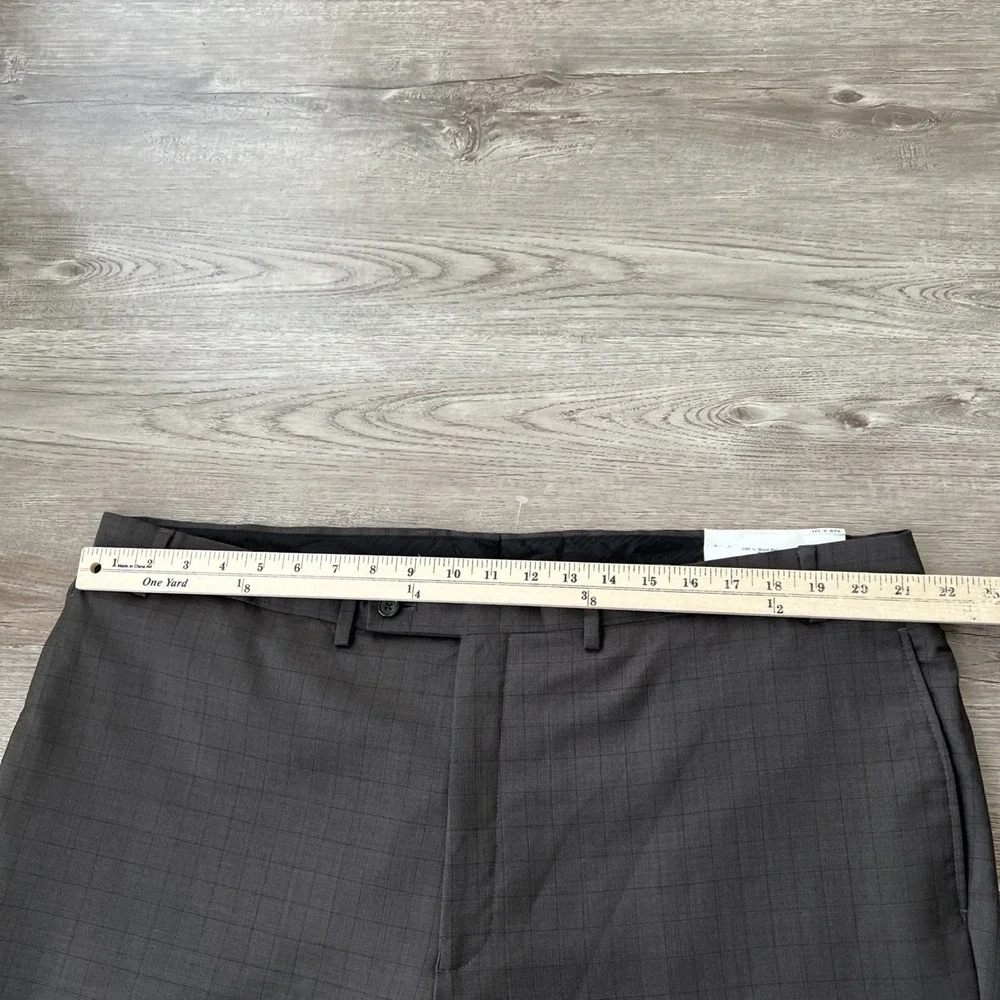 NWT Lauren Ralph Lauren Dress Pants Mens 42x32 Charcoal Gray 100% Wool